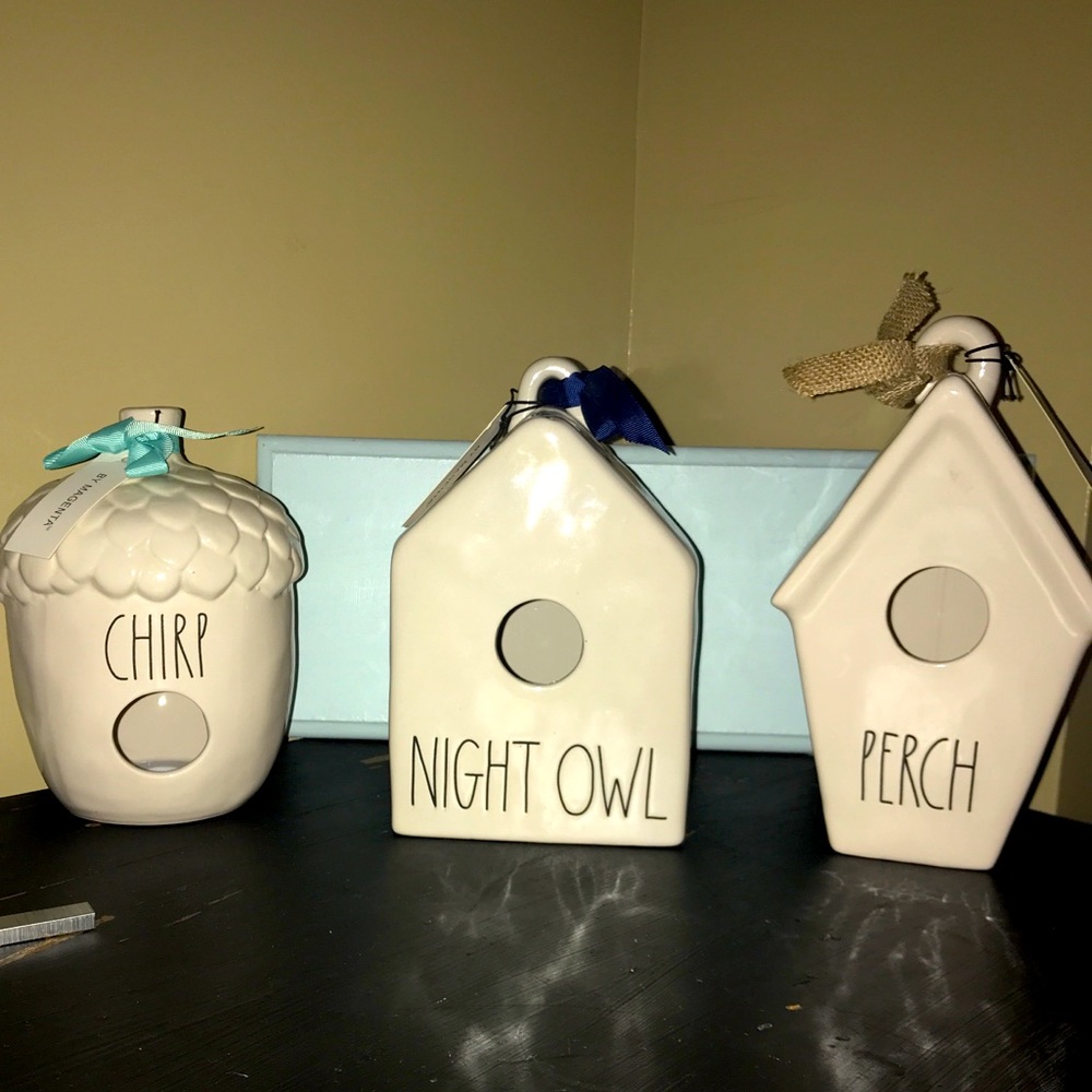 Rae Dunn birdhouses-3 pk bundle or individual